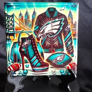 Hand Crafted Eagles Art